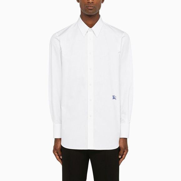 Burberry Other - Burberry White Oversize Shirt With Ekd Embroidery